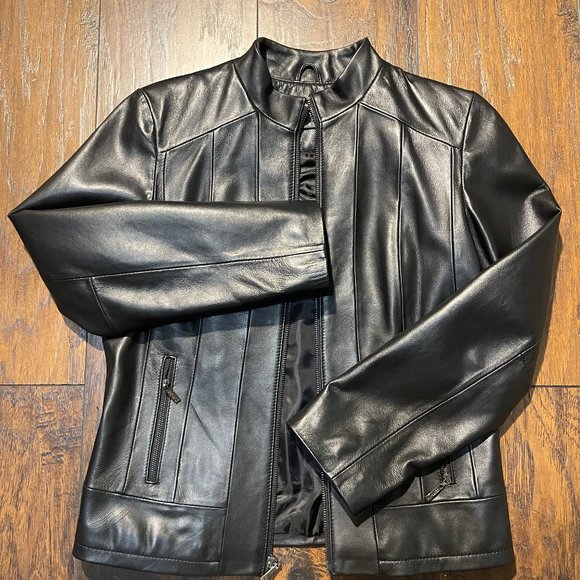 Kenneth Cole Leather Jacket - Picture 3 of 3